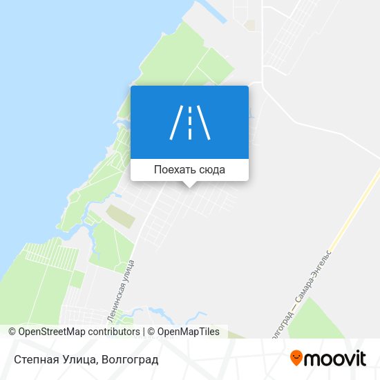 Карта Степная Улица