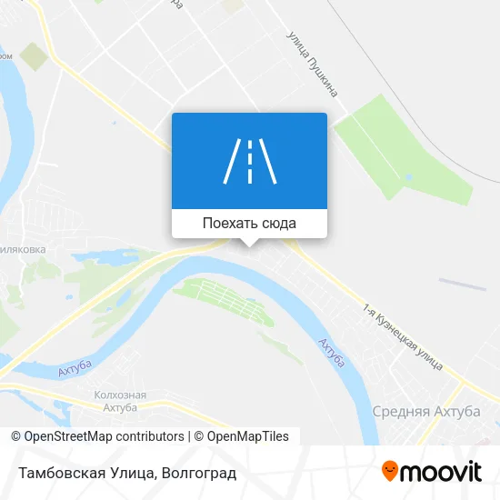 Карта Тамбовская Улица