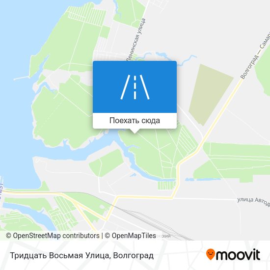 Карта Тридцать Восьмая Улица