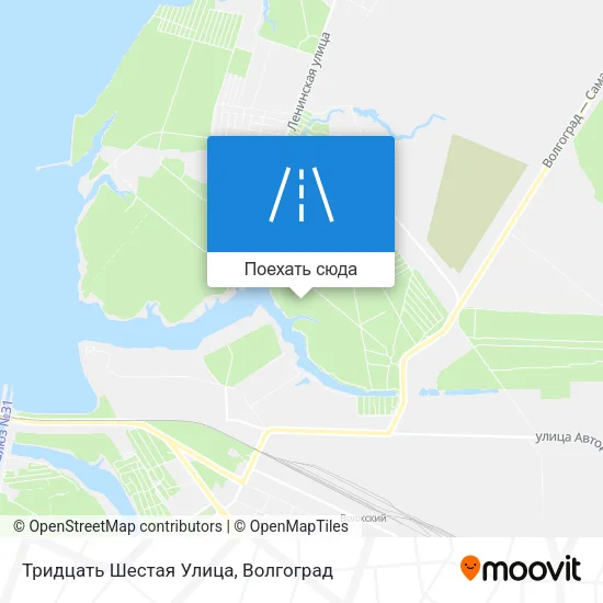 Карта Тридцать Шестая Улица