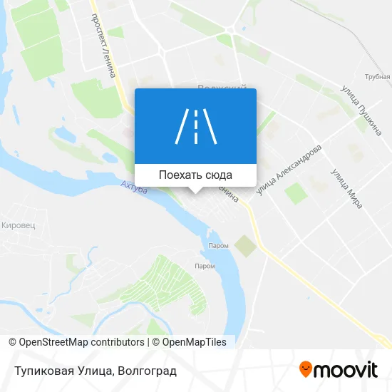 Карта Тупиковая Улица