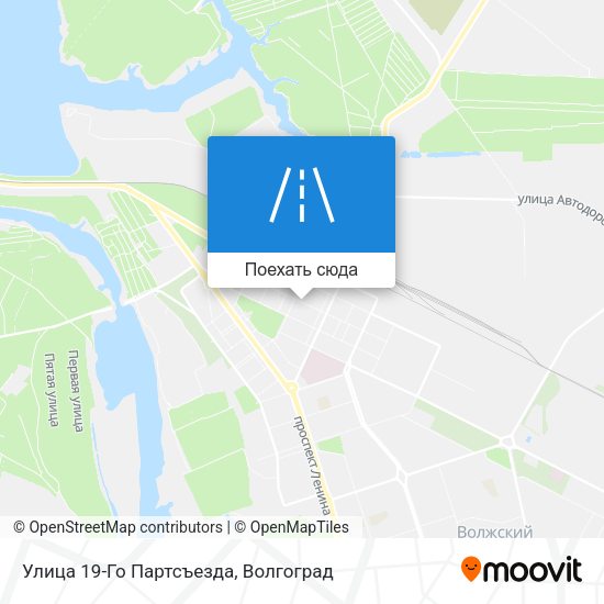Карта Улица 19-Го Партсъезда
