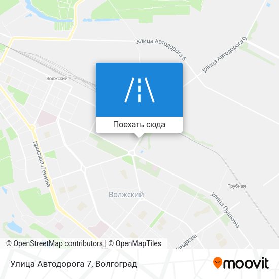 Карта Улица Автодорога 7