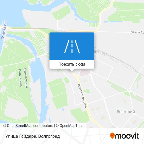 Карта Улица Гайдара