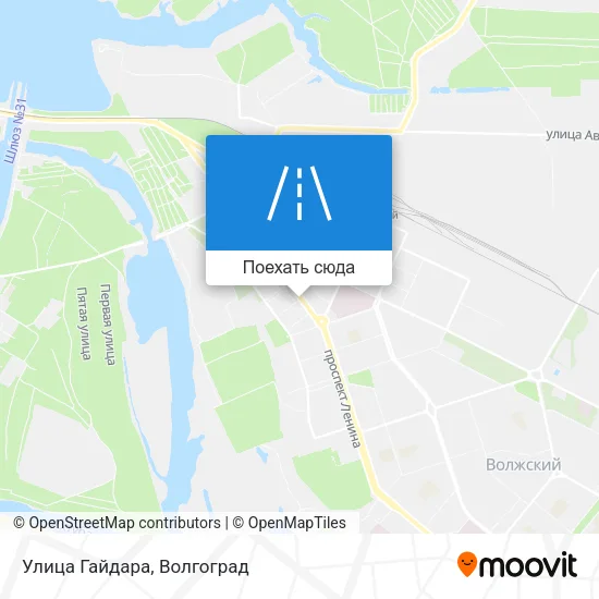 Карта Улица Гайдара