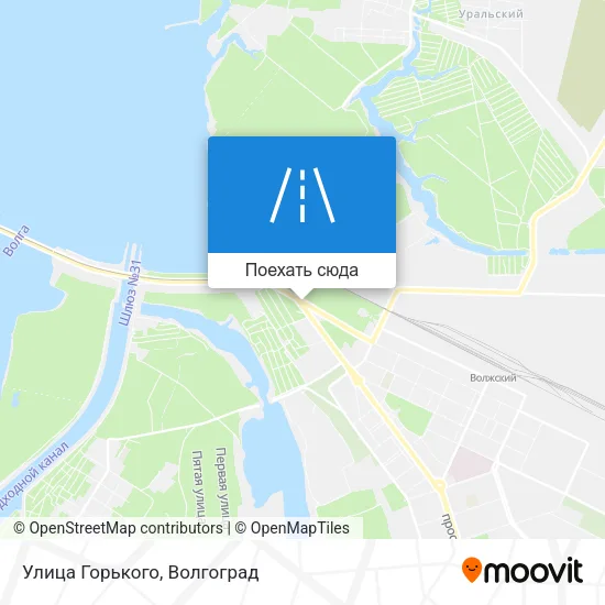 Карта Улица Горького