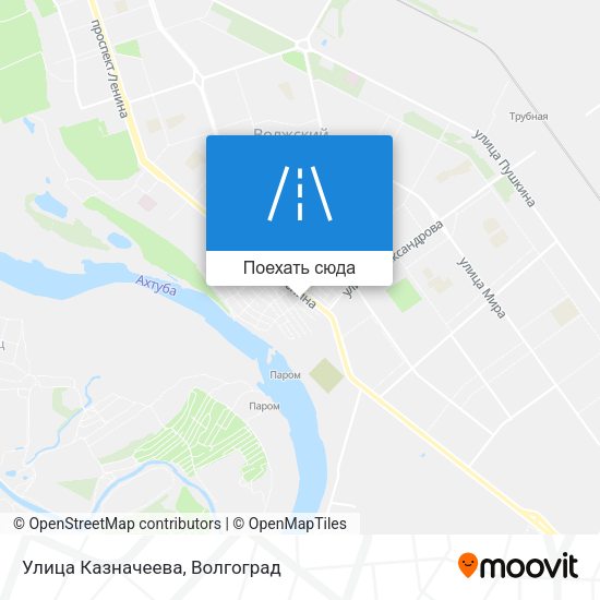 Карта Улица Казначеева