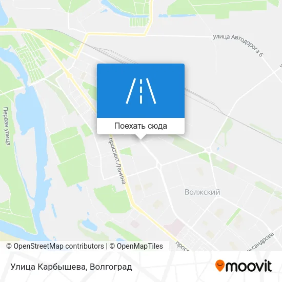 Карта Улица Карбышева