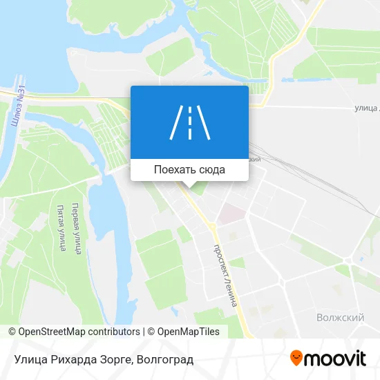 Карта Улица Рихарда Зорге