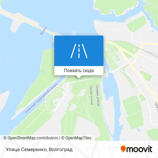 Карта Улица Семеренко