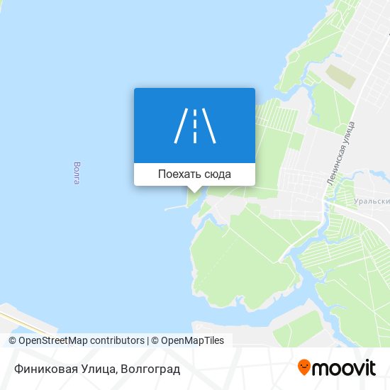 Карта Финиковая Улица