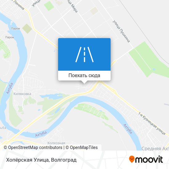 Карта Хопёрская Улица