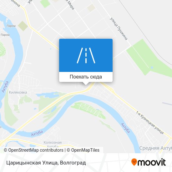 Карта Царицынская Улица