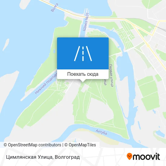 Карта Цимлянская Улица