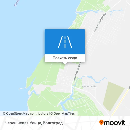 Карта Черешневая Улица