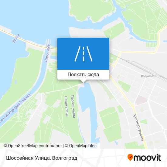Карта Шоссейная Улица