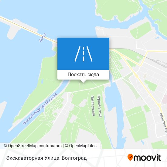 Карта Экскаваторная Улица