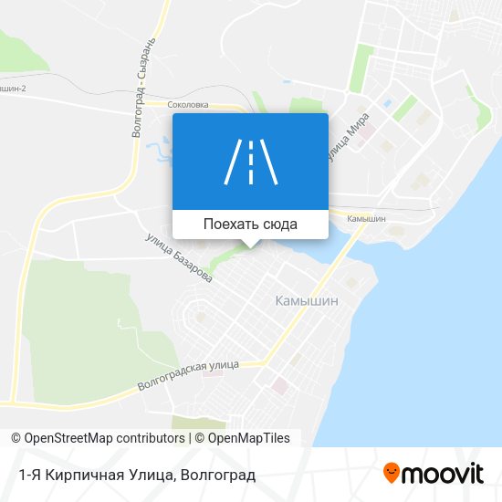 Карта 1-Я Кирпичная Улица