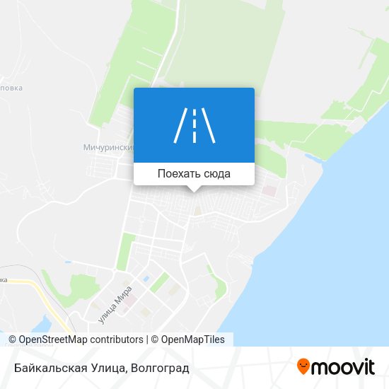 Карта Байкальская Улица