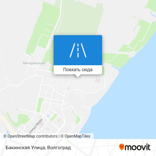 Карта Бакинская Улица