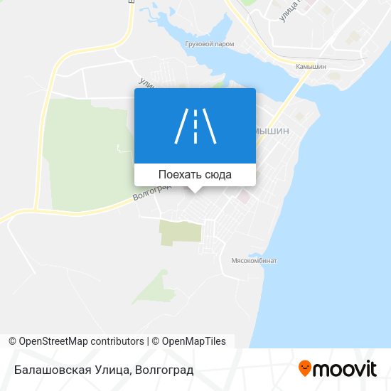 Карта Балашовская Улица