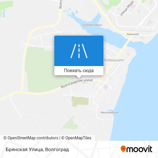 Карта Брянская Улица