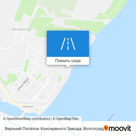 Карта Верхний Посёлок Консервного Завода