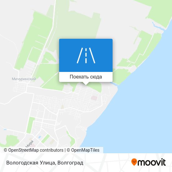 Карта Вологодская Улица