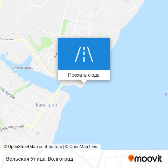 Карта Вольская Улица