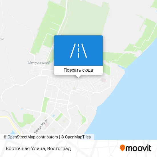 Карта Восточная Улица