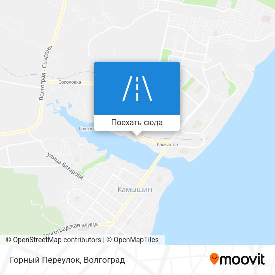 Карта Горный Переулок