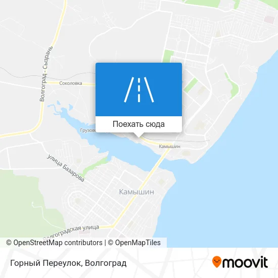 Карта Горный Переулок