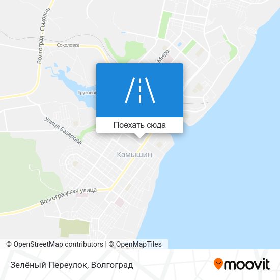 Карта Зелёный Переулок