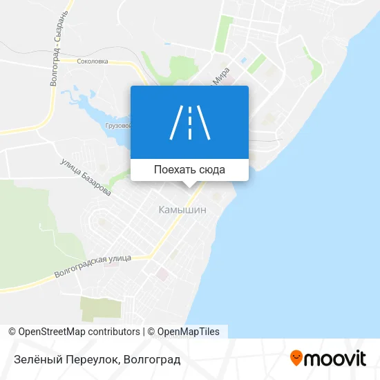 Карта Зелёный Переулок
