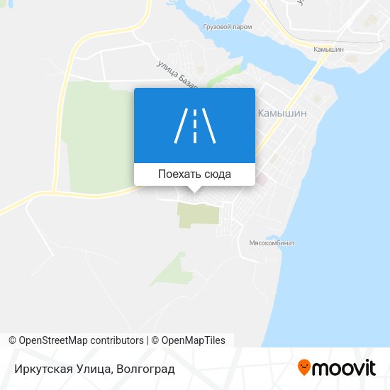 Карта Иркутская Улица