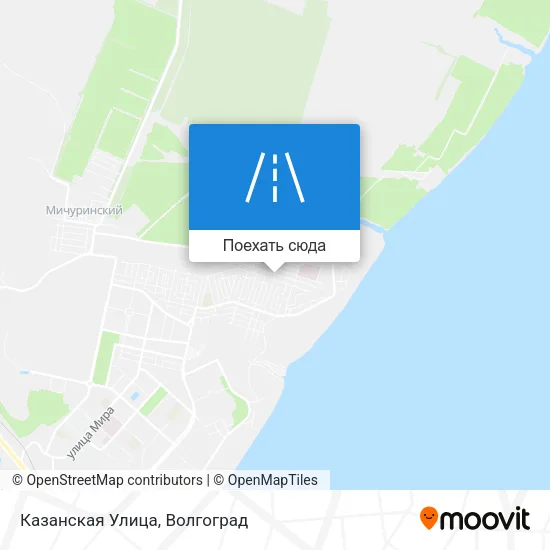 Карта Казанская Улица