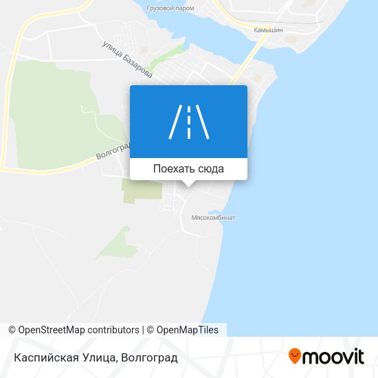 Карта Каспийская Улица