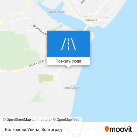 Карта Колхозная Улица