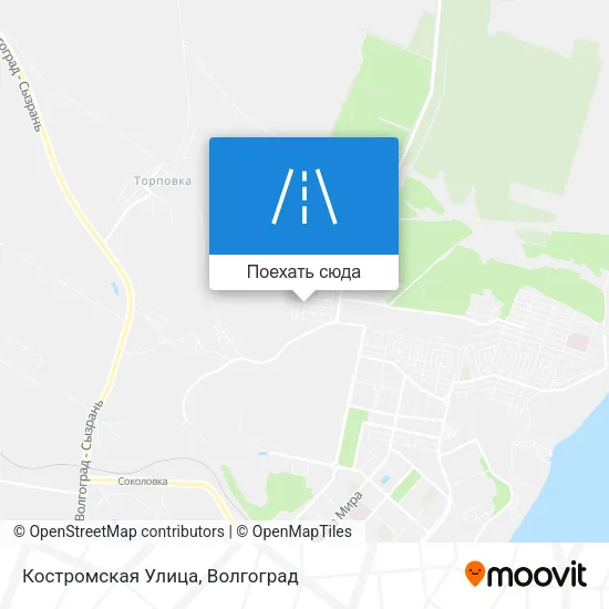 Карта Костромская Улица