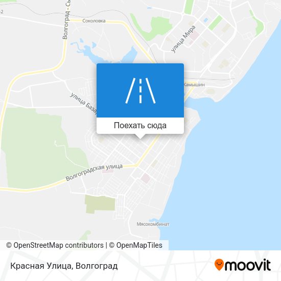 Карта Красная Улица