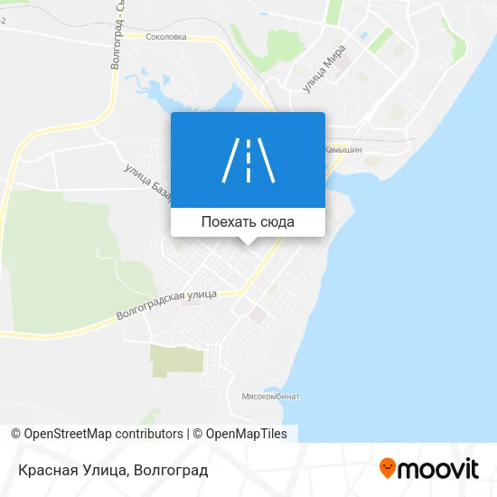 Карта Красная Улица