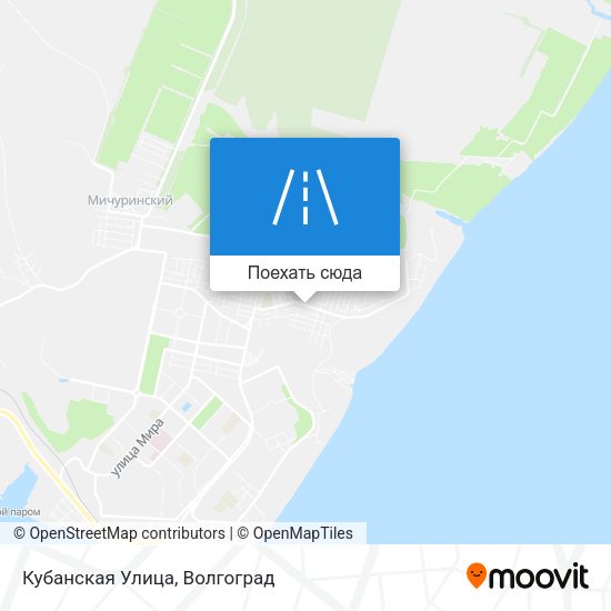 Карта Кубанская Улица