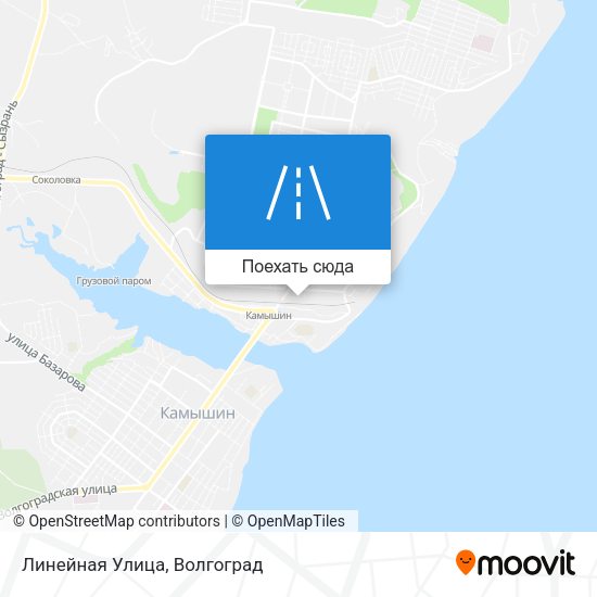 Карта Линейная Улица
