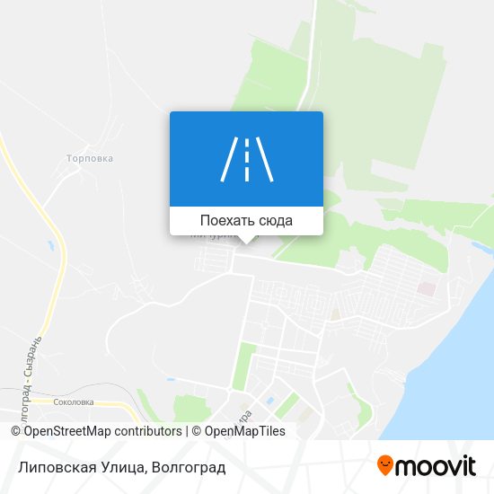 Карта Липовская Улица