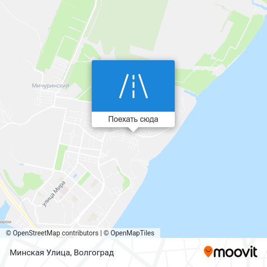 Карта Минская Улица