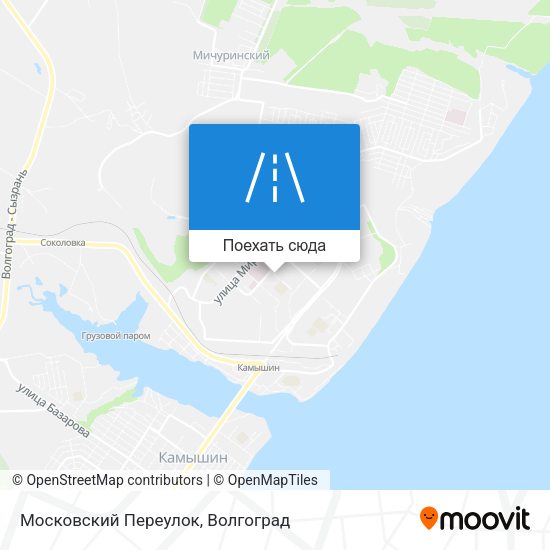 Карта Московский Переулок