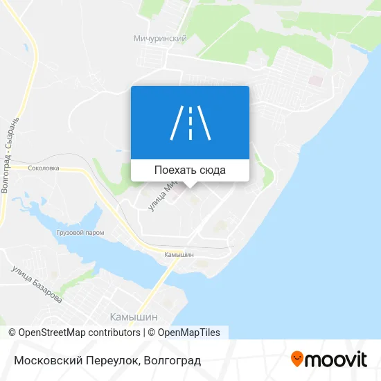 Карта Московский Переулок