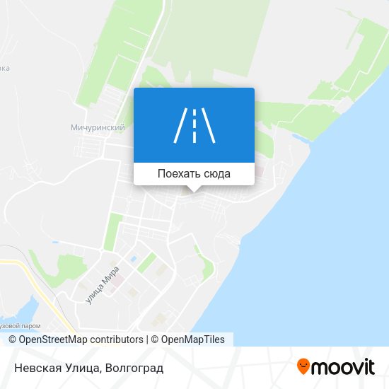 Карта Невская Улица