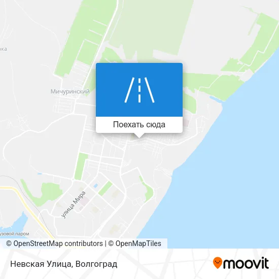 Карта Невская Улица