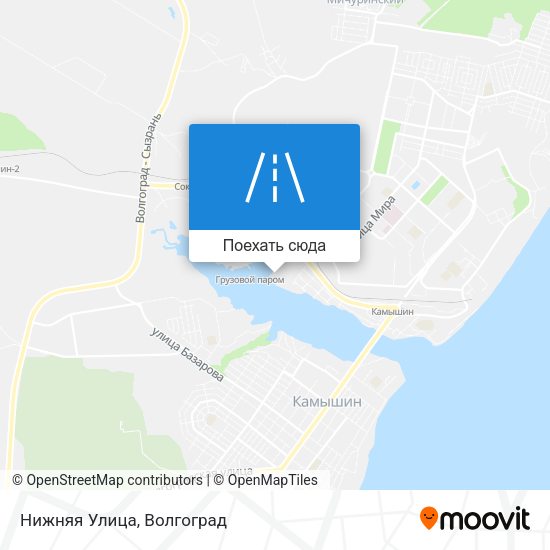 Карта Нижняя Улица